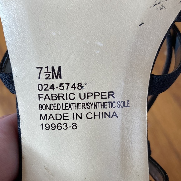 Vintage Jacqueline Ferrar Strappy Dress Shoes Size 7 1/2 - Picture 3 of 4